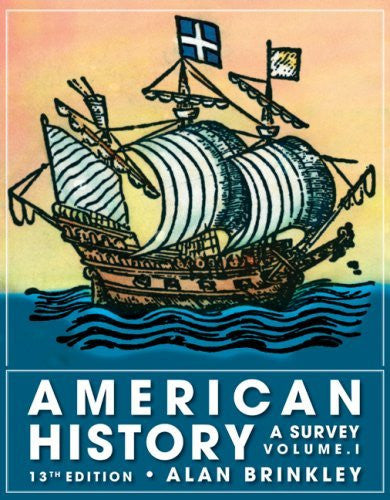American History Volume 1 by Alan Brinkley