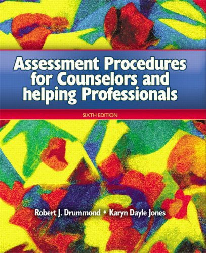 Assessment Procedures For Counselors And Helping Professionals by