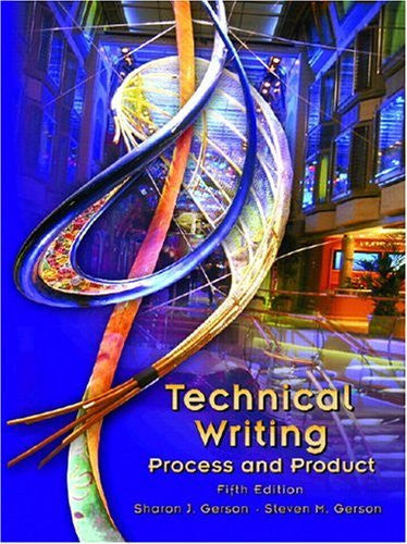 Technical Communication Process And Product by Sharon J Gerson