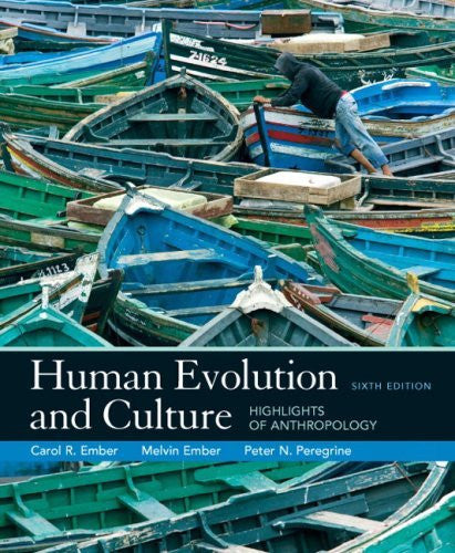 Human Evolution And Culture by Melvin R Ember