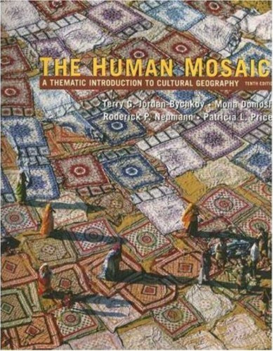 The Human Mosaic by Terry G Jordan-Bychkov / Domosh
