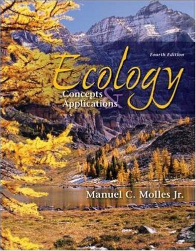 Ecology Concepts And Applications by Manuel Molles