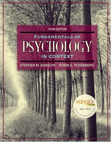 Introducing Psychology by Stephen M Kosslyn